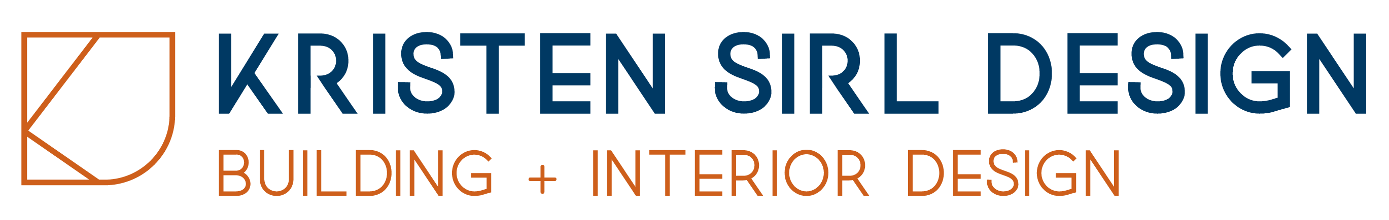 Kristen Sirl Design Logo - Blue